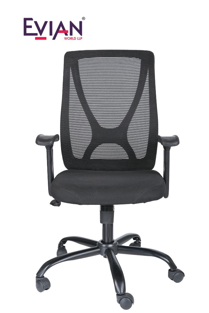 Evian medium back mesh chair visitor or staff office chair SMC-37