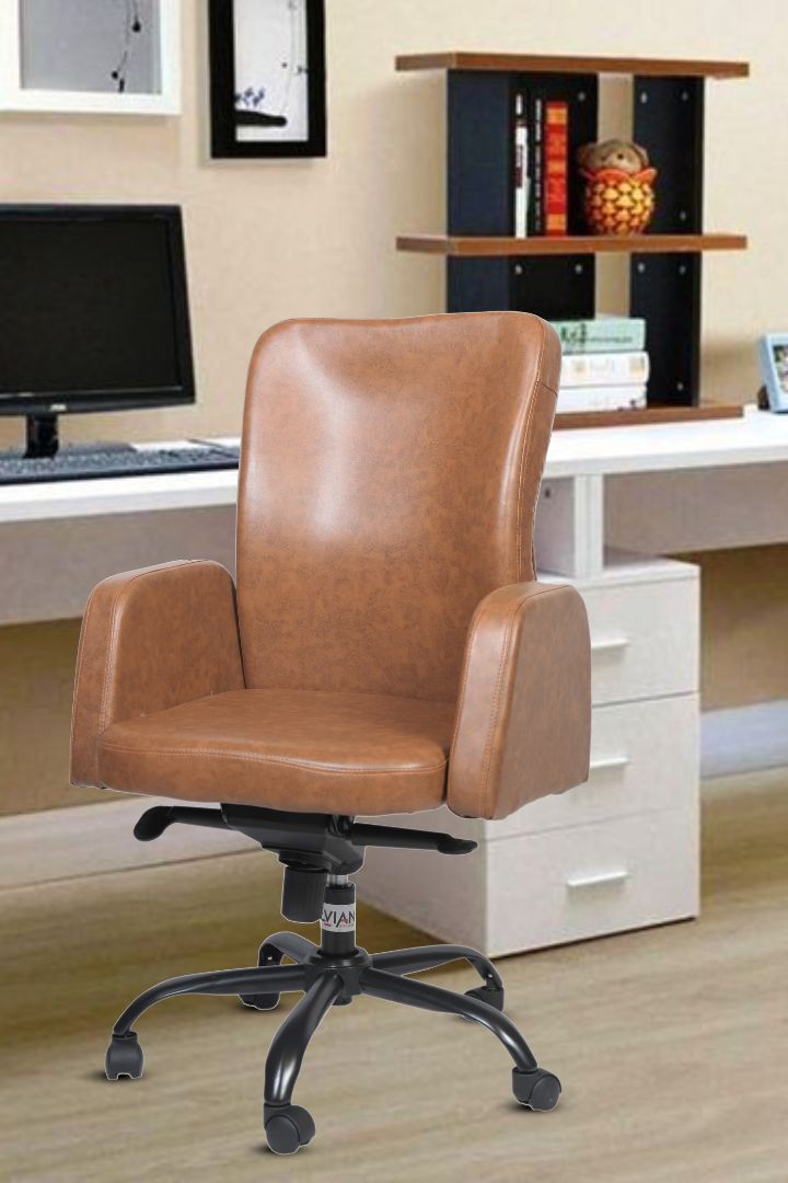 Evian leatherite Visitor or staff office chair (SC-3)