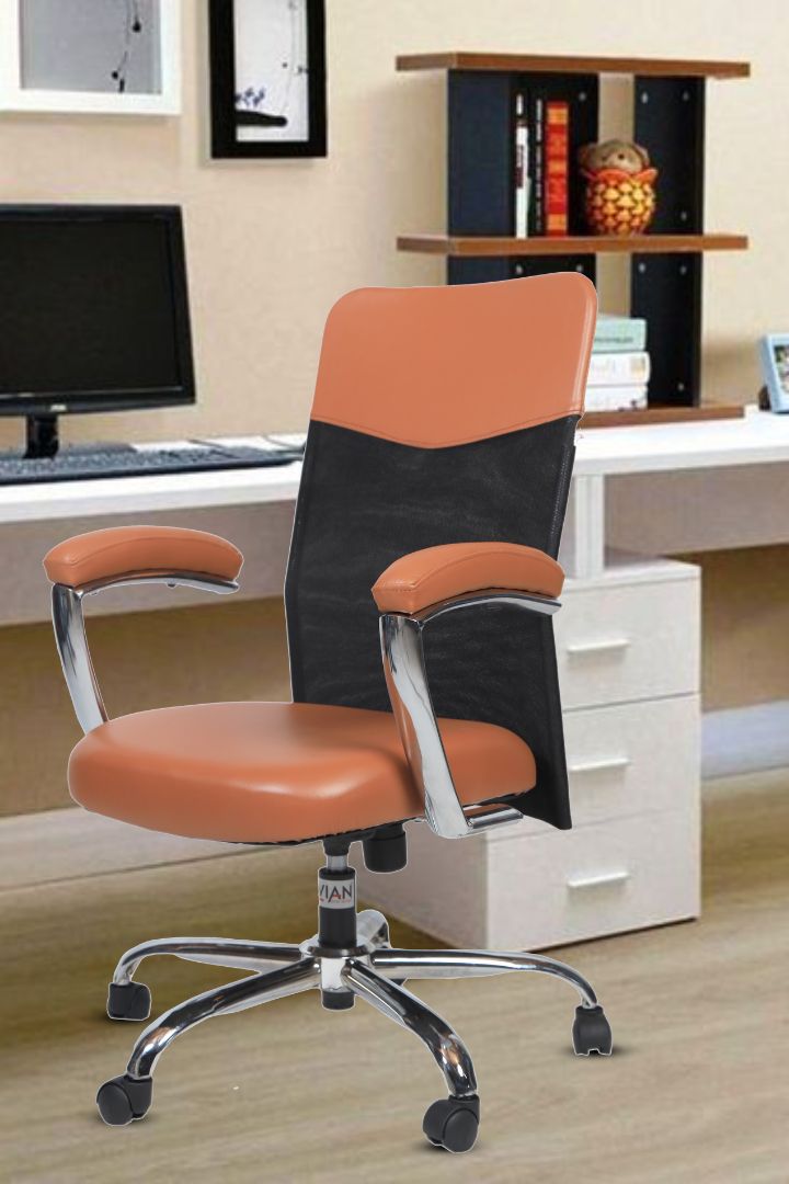 Evian leatherite Mesh Visitor or staff office chair (SC-4)