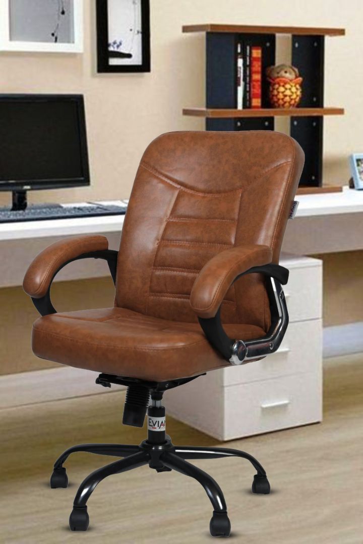 Evian Bolish Handle leatherite Visitor or staff office chair (SC-6)